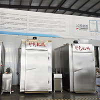 Four à fumage en acier inoxydable pour la cuisson et le séchage de viande, saucisses, poulet et poisson