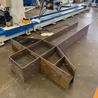 Robot de soudage industriel intelligent sur rail au sol pour la construction de structures en acier – Machine de soudage robotisée automatique