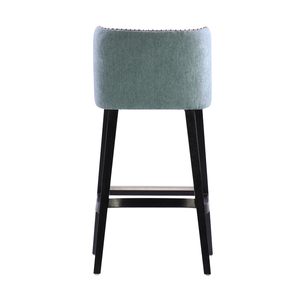 Hot bán Retro khung gỗ thương mại cấp Vải Bọc tựa lưng thanh phân - Product Image 3