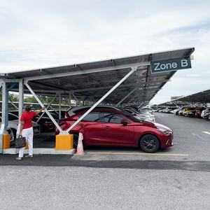 Alumínio modular Solar Carport para 2 4 carros Single Double Row Design montagem rápida - Product Image 3