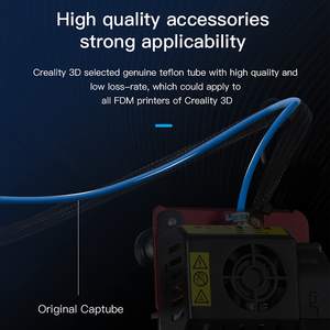 Tube en téflon PTFE Creality Capricorn Bowden, 2M, en plastique pour filament de 1.75mm, accessoires d'imprimante 3D - Product Image 6