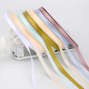 Nine-Colored Ribbon Satin Ribbon 1Cm Polyester Decorative Craft Supply Handmade Diy Bow Hair Accessory - Product Image 1