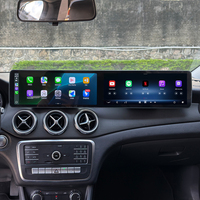 Autoradio Android Auto Carplay à double écran de 12,3 pouces pour Mercedes Benz Classe A CLA GLA W176 Multimédia Carplay sans fil