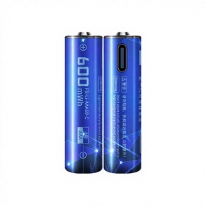 แบตเตอรี่ <span class=keywords><strong>BESTON</strong></span> แบบชาร์จ USB รุ่น AAA 600mWh Type-C Li-ion สำหรับของเล่น รูปทรงกระบอก สายชาร์จ 4 ชิ้น บรรจุในแพ็ค พร้อมส่ง ขายดีประจำปี 2023 - Product Image 3