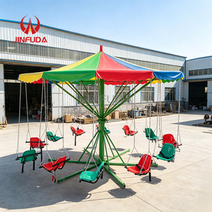 Silla Voladora Giratoria Eléctrica para Niños de 12 Plazas, Atracción de Diversión para Parques de Atracciones al Aire Libre - Product Image 5