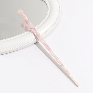 Accessori da donna fantasia decorativi vintage spessi fermaglio per capelli chignon attorcigliato acetato pinzette per capelli bacchette - Product Image 6