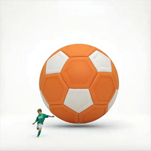 Balones de Fútbol Ligeros, Duraderos, Termosellados, Ecológicos, de EVA, Cómodos, con Logotipo Personalizado, Tamaño 5, Cosidos a Máquina, para Interiores - Product Image 3