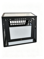 Cage à chien portable en aluminium, vente en gros d'usine, caisse de transport de haute qualité, boîte de transport pour chien, respirante et durable
