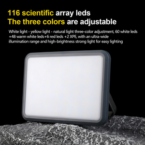 ไฟแคมป์ปิ้งกันน้ำ ไฟแคมป์ปิ้งบนภูเขา ปรับความสว่างได้ หลายหลอดไฟแบบแม่เหล็ก พกพาสะดวก แขวนได้ ใช้เป็นไฟทำงานได้ - Product Image 5