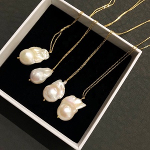 Perles baroques d'eau douce naturelles en gros AA, haute qualité, 18 mm, fil, ferme <span class=keywords><strong>de</strong></span> perles <span class=keywords><strong>de</strong></span> Zhuji, fabrication <span class=keywords><strong>de</strong></span> bijoux, particulièrement pour les boucles d'oreilles - Product Image 2