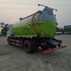 شاحنة مضخة الصرف الصحي والشفط اليدوية بالديزل سعة 10000 لتر من دونغفنغ للبيع - Product Image 4