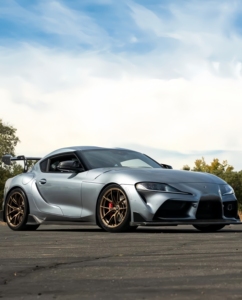 ล้อรถยนต์พับได้เว้าลึก VS-5RS น้ำหนักเบาทำจากผ้าซาตินสีบรอนซ์หลอม5X120 5X130 5X สำหรับ F90 F80 M2 <span class=keywords><strong>BMW</strong></span> M3รุ่น X - Product Image 3