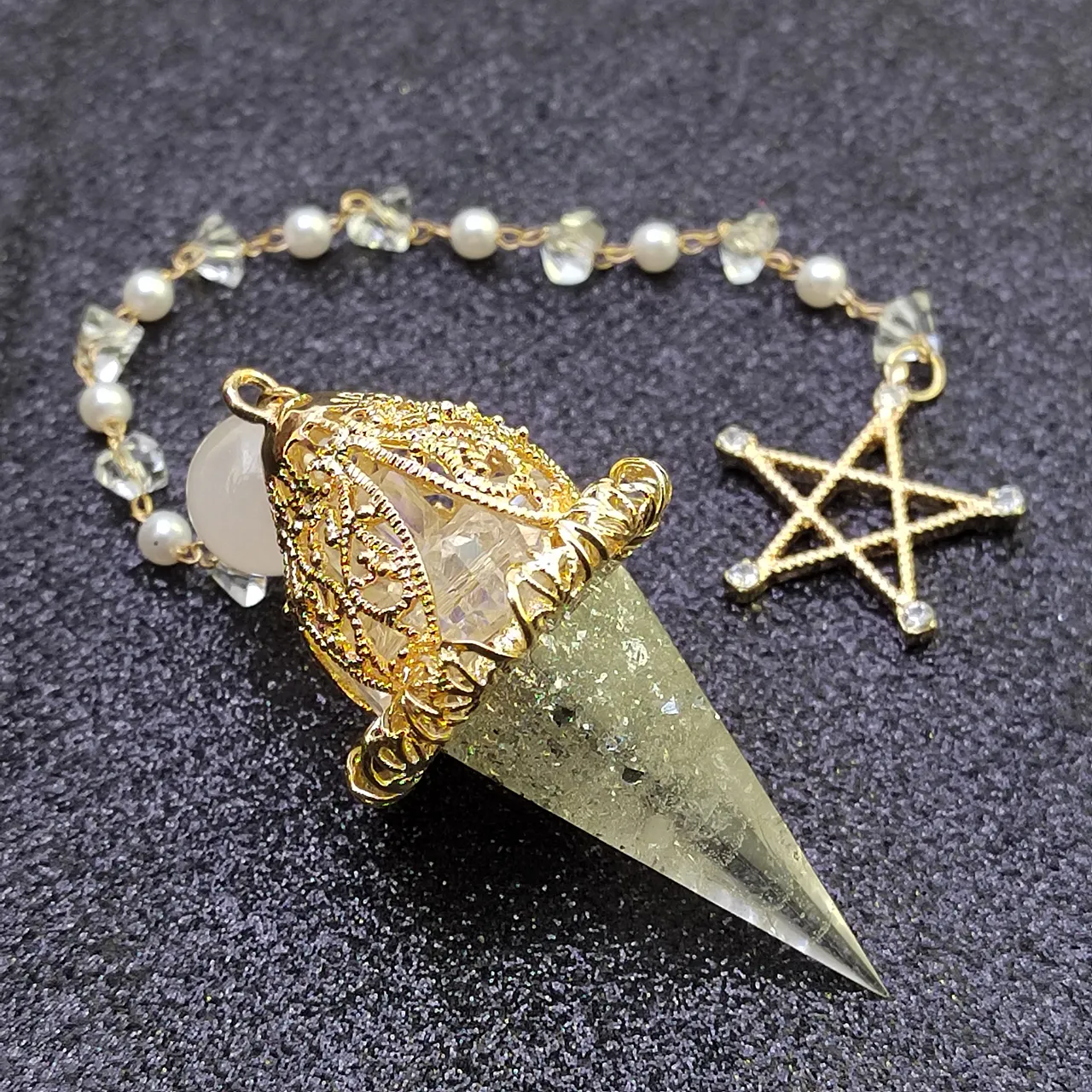 Healon kit di pulizia spirituale crystal consiglia all'ingrosso pendolo impatto martello pendolo professionale Sederhana