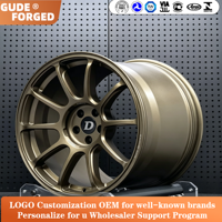 Jantes forgées GUDE, jantes concaves profondes, 5x114.3, 5x120, 17 pouces, pour Ford Mustang, jantes Trailblazer SS