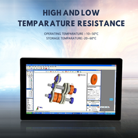 Panneau d'écran tactile industriel intégré sans ventilateur 10.4 ''PC I3 I5 I7 personnalisé 4 + 128gb GPIO Vesa montage tout en un PC industriel