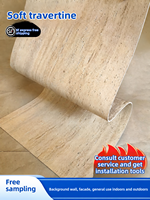 Carreaux de mur en briques MCM ultra-fins et légers 600x1200mm, briques flexibles pour la décoration intérieure et extérieure