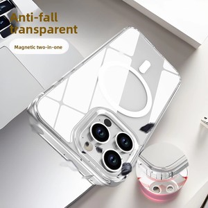 <span class=keywords><strong>Coque</strong></span> de protection pour téléphone compatible PC+TPU, anti-chute à quatre coins, avec aimants, moulage par injection deux-en-un, personnalisable - Product Image 5