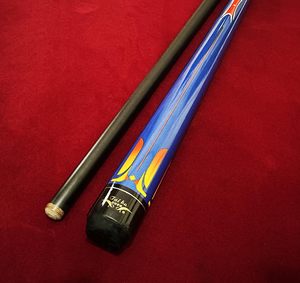 Queue de billard Tai Ba Cues en 2 parties, pointe de 13 mm, queue courte pour enfant de 48 pouces, 18, 19 oz (seléctable) - Bleu, Noir - Product Image 2