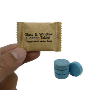 1pc = 4l Tablet Pembersih Kaca Mobil Pembersih Kaca Depan Mobil Pembersih Kaca Mobil (Paket isi 2 Pcs) - Product Image 1