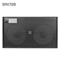 SRX728 Double Subwoofer Passif 18 pouces 1800W Haute Puissance pour Extérieur, Système de Sonorisation PA DJ pour Scène Live