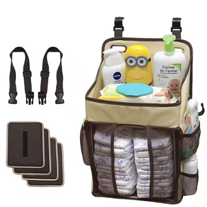 Momie Maternité Nappy Bag Nursery Storage Bag Organizer Hanging Baby Diaper Caddy Organizer - Product Image 1