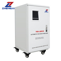 Régulateur de tension automatique haute précision AC 10kVA 15kVA 20kVA LCD monophasé stabilisateur SVC certifié CE