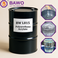 Résine oligomère acrylate d'uréthane UV BW L815 à haute élongation, facile à décoller, bonne résistance, utilisée dans la colle UV pelable