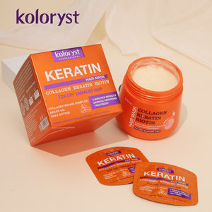 Après-shampoing réparateur Koloryst à l'huile d'argan, kératine et collagène, masque capillaire pour <span class=keywords><strong>cheveux</strong></span> secs et abîmés, tous types de <span class=keywords><strong>cheveux</strong></span>, vente en gros, usine d'origine - Product Image 1