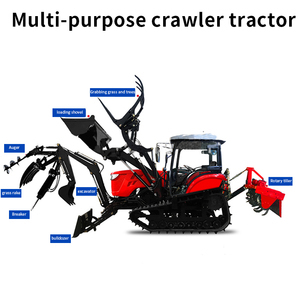 Nouveau <span class=keywords><strong>tracteur</strong></span> à chenilles approuvé CE <span class=keywords><strong>Micro</strong></span> Tiller agricole sur chenilles 100HP moteur Diesel motoculteur rotatif avec semoir - Product Image 4