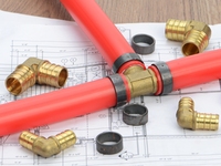 Kit d'outils de sertissage pour anneaux en plastique F1807 3/81/23/4,1 pouces - Outil de démontage gratuit & Coupe-tuyau PEX & Jauge - Conforme aux normes américaines