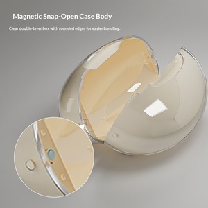 Boîte à mouchoirs de bureau en plastique magnétique étanche, distributeur de papier artistique haut de gamme pour la maison et le bureau, organisateur de poste de travail - Product Image 6