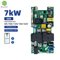 Carte de contrôle PCBA Eway Safe New 7kW 32A pour chargeur EV, protection contre les fuites CC, monophasé, WiFi pour application