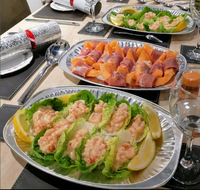 Lot de 20 barquettes jetables en aluminium personnalisées avec brochure, emballage rétractable, vente en gros