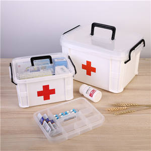 Botiquín de primeros auxilios para casa y oficina, caja de primeros auxilios montada en la pared, <span class=keywords><strong>25</strong></span> personas - Product Image 2