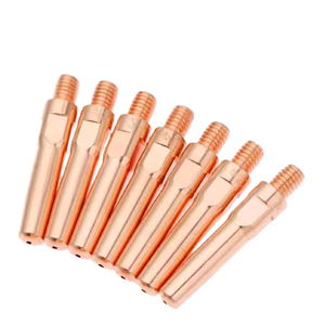 อุปกรณ์เชื่อม ESSEN otc/<span class=keywords><strong>daihen</strong></span> Chrome เซอร์โคเนียม copper Contact TIP for MiG welding Torch Contact Tips - Product Image 1
