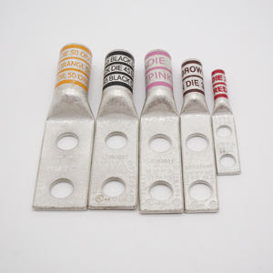 Connecteurs de <span class=keywords><strong>compression</strong></span> en cuivre pour bornes à sertir automobiles, à deux trous, remplacement LCC1/0 LCC2/0 LCC3/0 LCC4/0 - Product Image 6