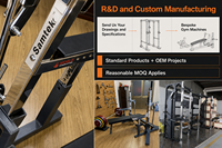 Samtek Rack de musculation professionnel en acier inoxydable pour compétition, certifié WP, combiné Squat et Bench Press, pour exercices de poitrine