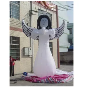 Modelo de Ángel de hada inflable gigante para eventos grandes, 8m de altura