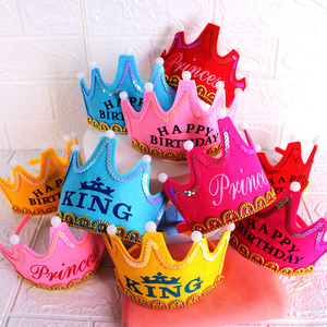 Cappello con fascia per la festa di <span class=keywords><strong>compleanno</strong></span> della principessa del re lampeggiante a led per la festa di <span class=keywords><strong>compleanno</strong></span> - Product Image 2