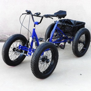 <span class=keywords><strong>Bicicletta</strong></span> Fuoristrada a Quattro <span class=keywords><strong>Ruote</strong></span> con Forcella in Alluminio, <span class=keywords><strong>Ruote</strong></span> in Acciaio da 20'', 6 Velocità, Freni a Disco, Design Impermeabile per la Guida sulla Neve - Product Image 3