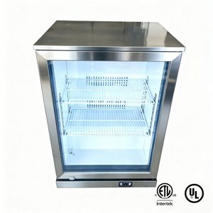 Холодильник для пива с одной дверцей и одной температурной зоной USA ETL / Барный холодильник со стеклянной дверцей / Подстольный холодильник для бутылок пива - Product Image 1