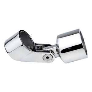 Soporte de acero inoxidable de 25 mm para toldo marino, accesorios para yates, lanchas rápidas, embarcaciones de pesca, e interconexiones de tuberías para toldos de lluvia - Product Image 1
