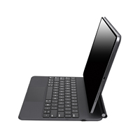 Clavier magique sans fil Bluetooth avec pavé tactile pour iPad Pro 12,9 pouces 5e et 6e génération 2022/2021, langues personnalisées arabe et espagnol