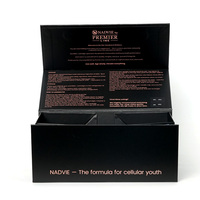 Empaque de Papel Rígido Plegable de Lujo, Ecológico y Portátil, con Cierre Magnético, Caja de Cartón Plegable con Tapa Magnética para Regalo, Impresión Personalizada