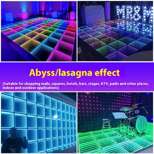 Phong cách mới 3D LED gương sàn nhảy disco ánh sáng sân khấu đám cưới cho tiệc cưới Nordic phòng ngủ khách sạn hiện đại - Product Image 3