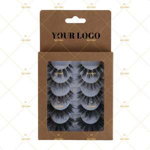 Caja de pestañas de 3 pares personalizada Embalaje de etiqueta privada para pestañas - Product Image 4