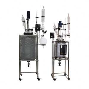 Pompe à vide de laboratoire, équipement de laboratoire chimique, réacteur en verre à double enveloppe - Product Image 4