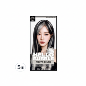Tinte para el Cabello Hello Bubble Blanco Plateado, 5 Unidades, Semipermanente, Descuento, Tinte para el Cabello Mise-en-scène - Product Image 1