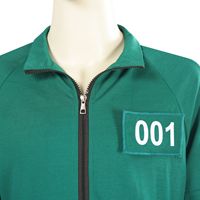 Costume d'Halloween Ensemble de vêtements de sport drame coréen Tenue de cosplay Sweat à capuche zippé Performance Wear