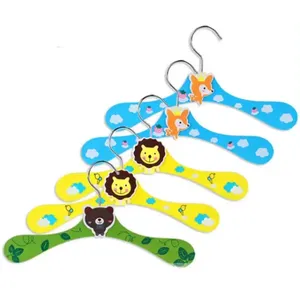 High quality kids customized hanger kid hangers bulk candy color tidy hanger kids